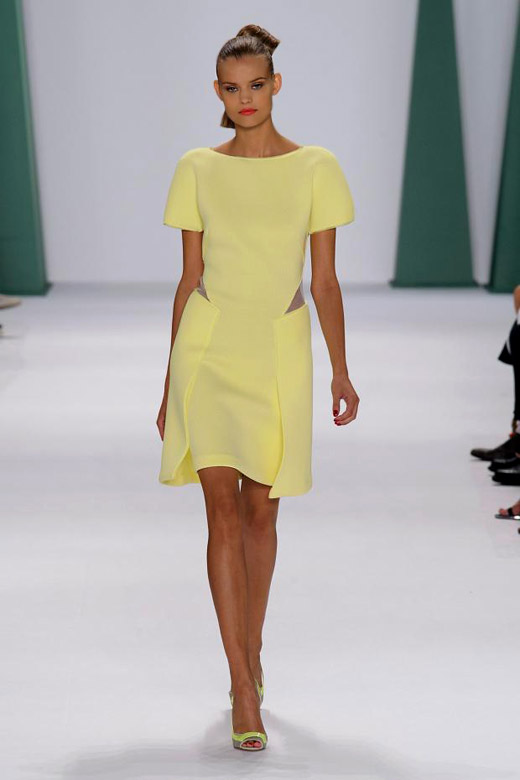 Roses and elegance for Spring-Summer 2015 by Carolina Herrera