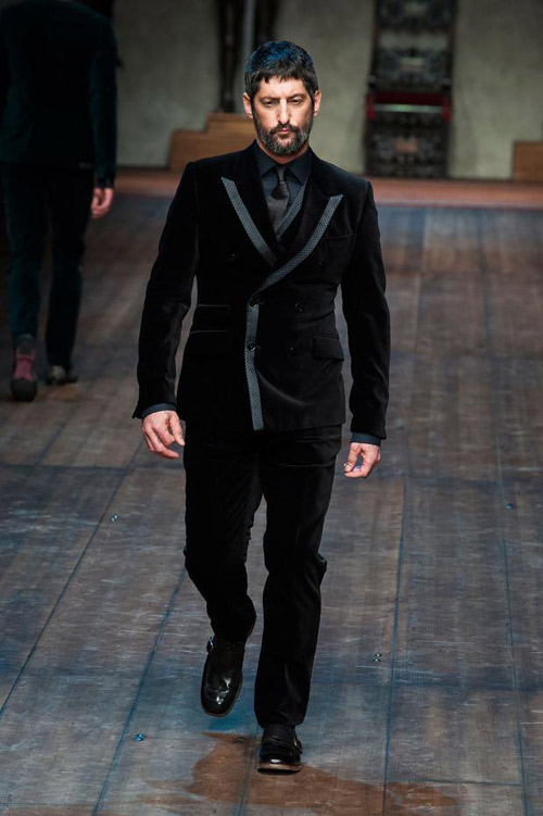 Men's suits: Dolce&Gabbana Winter 2015