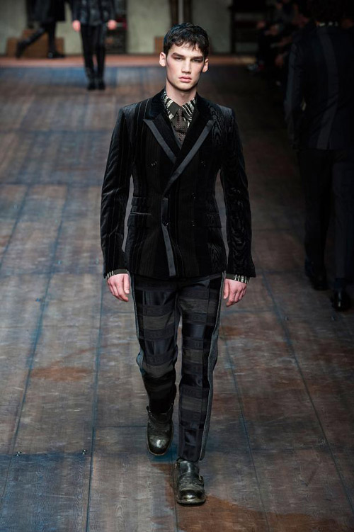 Men's suits: Dolce&Gabbana Winter 2015