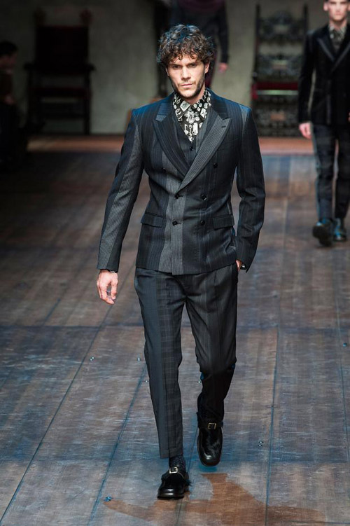 Men's suits: Dolce&Gabbana Winter 2015