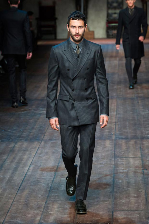 Men's suits: Dolce&Gabbana Winter 2015