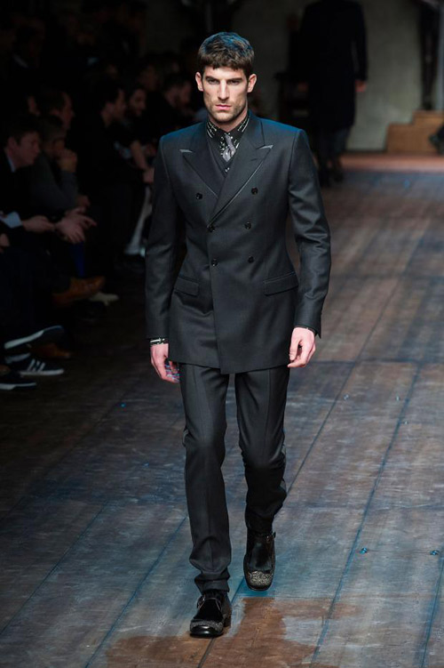 Men's suits: Dolce&Gabbana Winter 2015