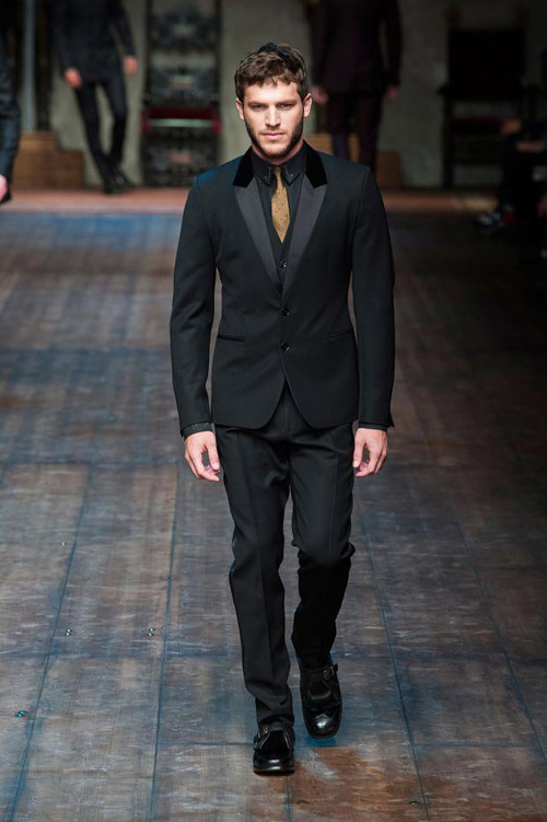 Men's suits: Dolce&Gabbana Winter 2015