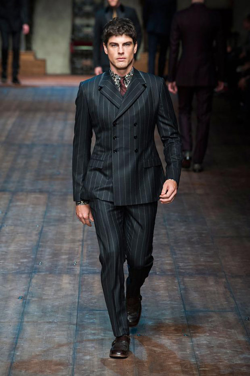 Men's suits: Dolce&Gabbana Winter 2015