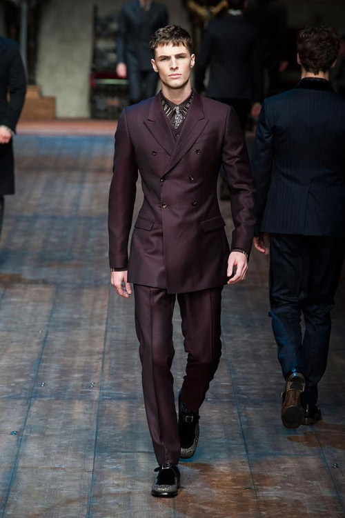 Men's suits: Dolce&Gabbana Winter 2015