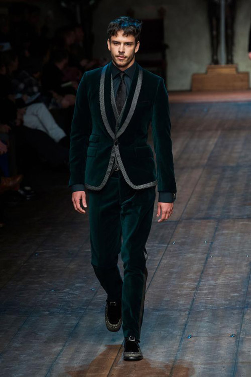 Men's suits: Dolce&Gabbana Winter 2015