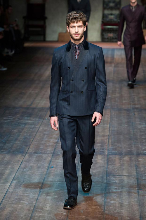 Men's suits: Dolce&Gabbana Winter 2015