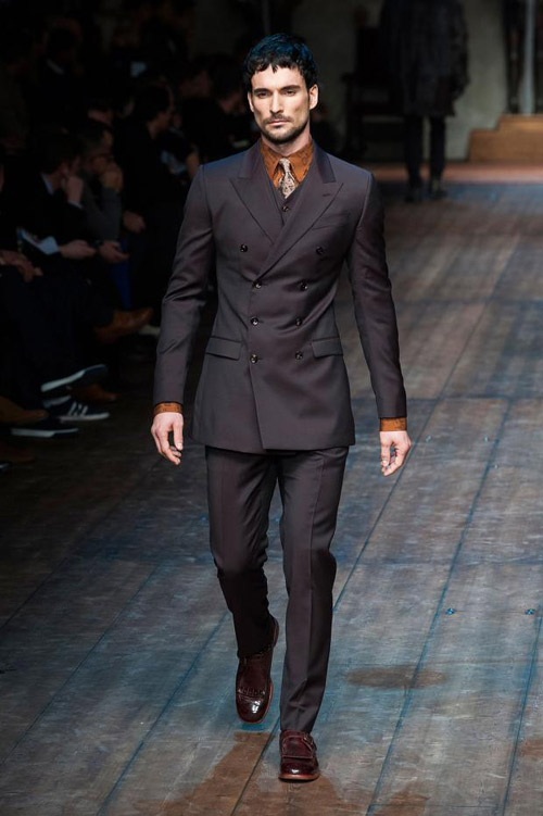 Men's suits: Dolce&Gabbana Winter 2015