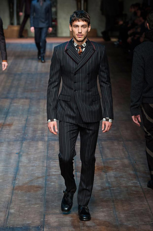 Men's suits: Dolce&Gabbana Winter 2015