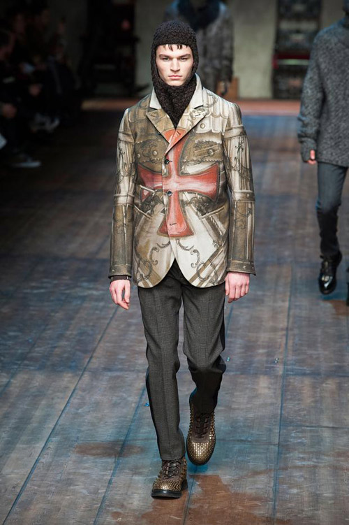 Men's suits: Dolce&Gabbana Winter 2015