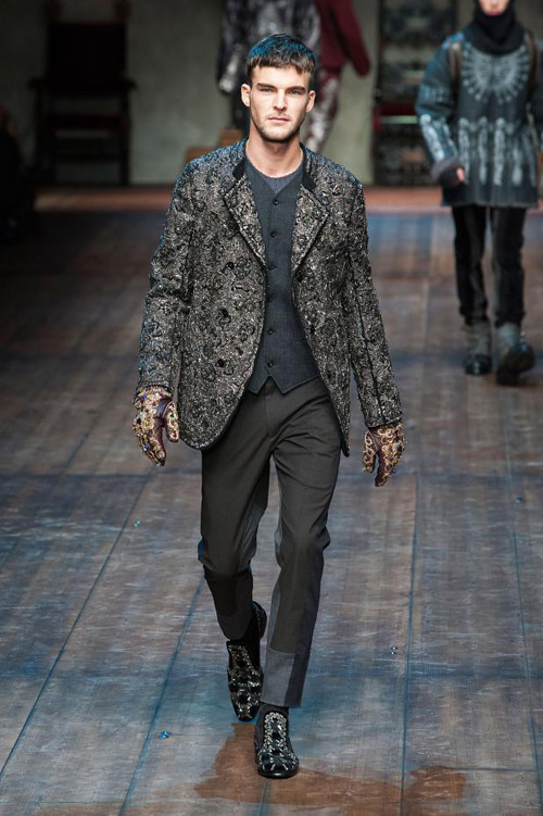 Men's suits: Dolce&Gabbana Winter 2015