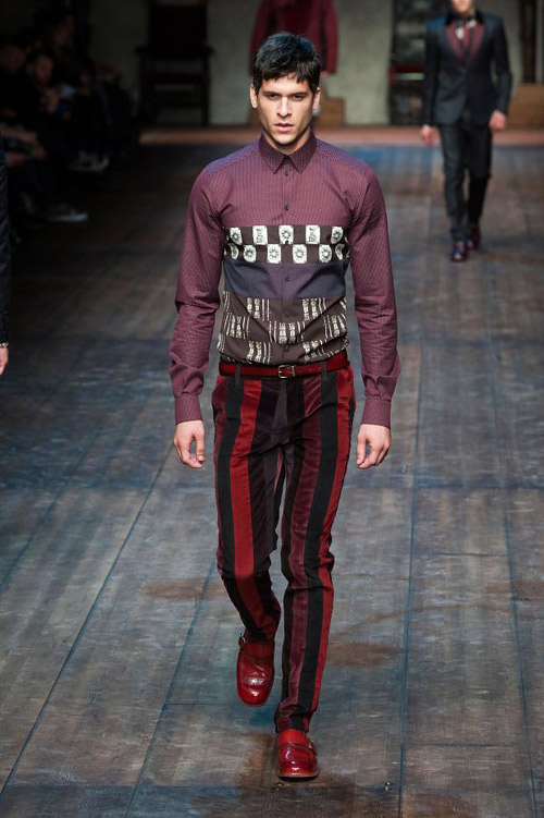 Men's suits: Dolce&Gabbana Winter 2015