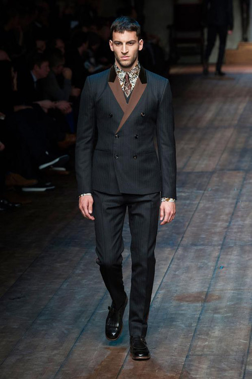 Men's suits: Dolce&Gabbana Winter 2015