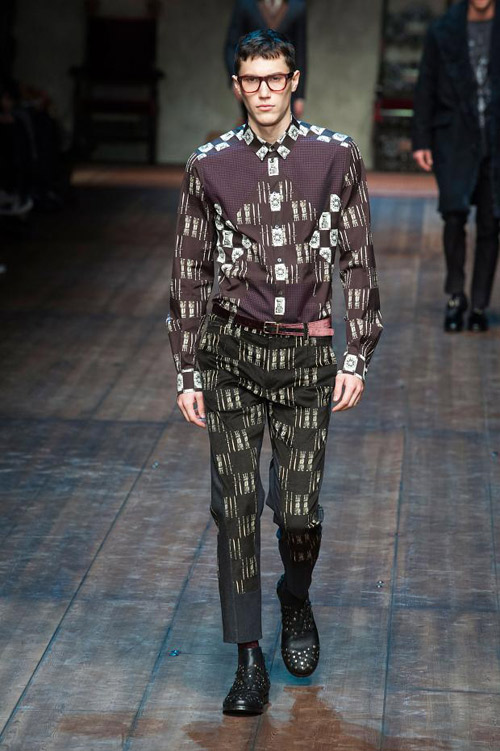 Men's suits: Dolce&Gabbana Winter 2015