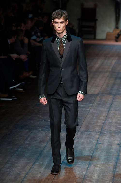 Men's suits: Dolce&Gabbana Winter 2015