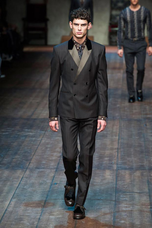 Men's suits: Dolce&Gabbana Winter 2015