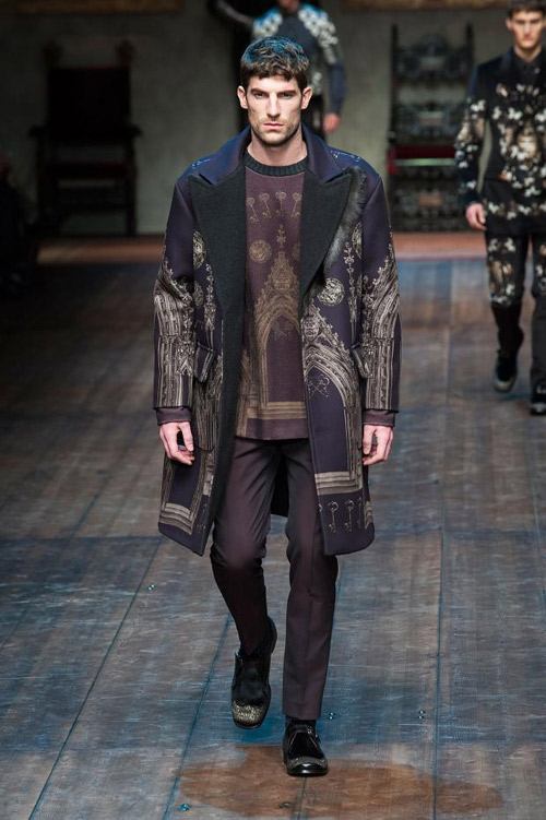 Men's suits: Dolce&Gabbana Winter 2015