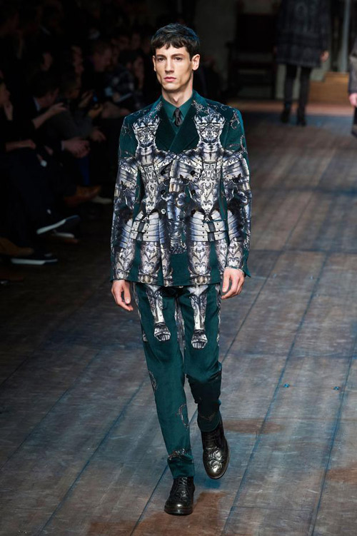 Men's suits: Dolce&Gabbana Winter 2015