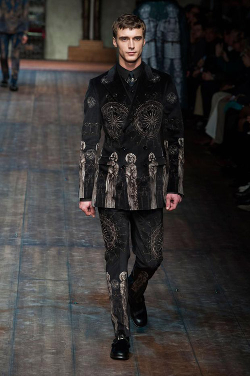 Men's suits: Dolce&Gabbana Winter 2015