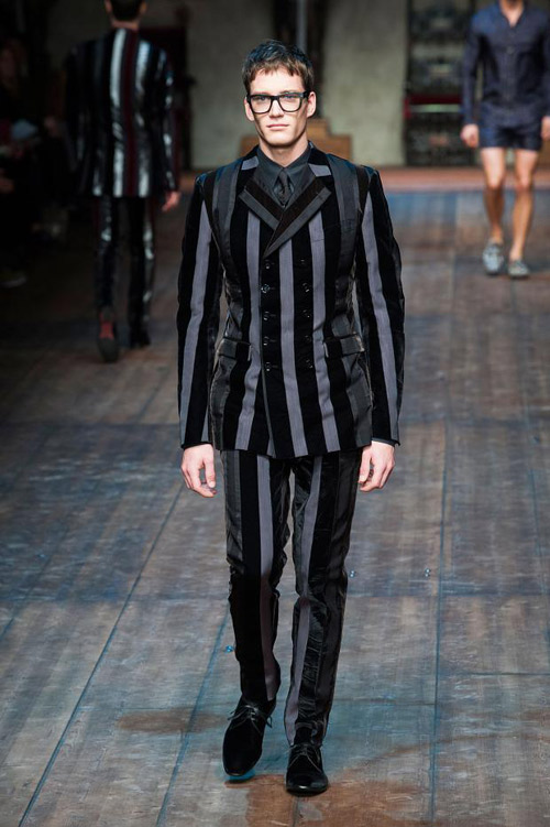 Men's suits: Dolce&Gabbana Winter 2015