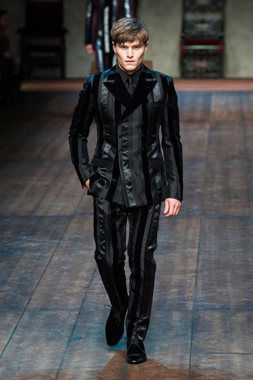 Men's suits: Dolce&Gabbana Winter 2015