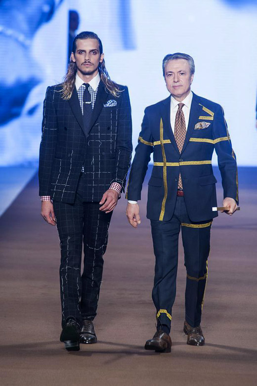 Men's fashion: Colorful Checks and Paisley print for Fall-Winter 2014/2015 by Etro