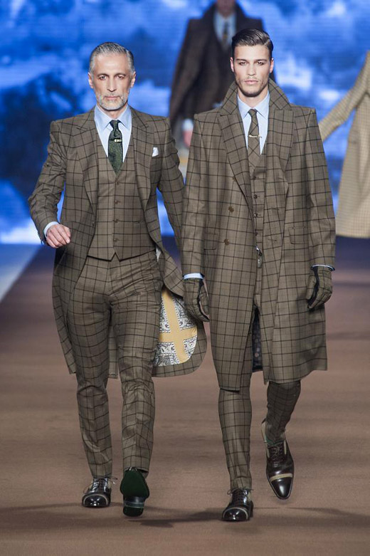 Men's fashion: Colorful Checks and Paisley print for Fall-Winter 2014/2015 by Etro