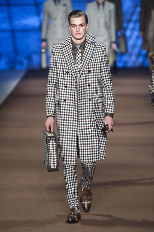 Men's fashion: Colorful Checks and Paisley print for Fall-Winter 2014/2015 by Etro