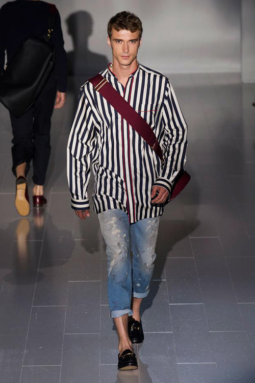 Menswear: Maritime style for Spring-Summer 2015 by Gucci