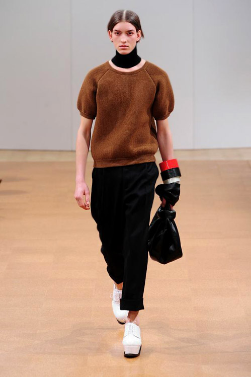 Northern Irish clothing brand J.W.Anderson with menswear Spring-Summer 2015 collection at London Collections: Men