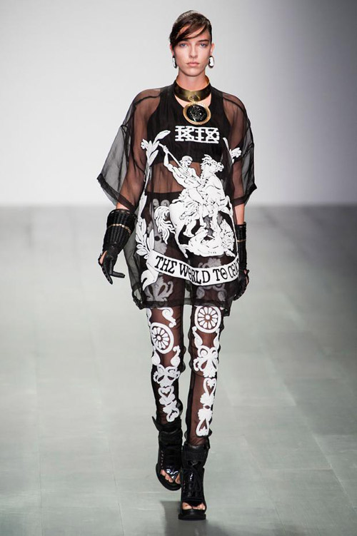 KTZ presents Spring/Summer 2015 during the Fashion Week London