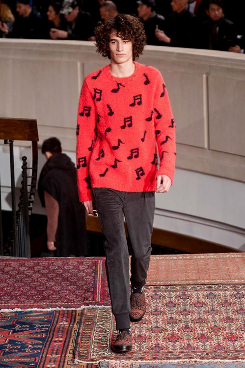 British fashion house Paul Smith with Spring-Summer 2015 collection at London Collections: Men