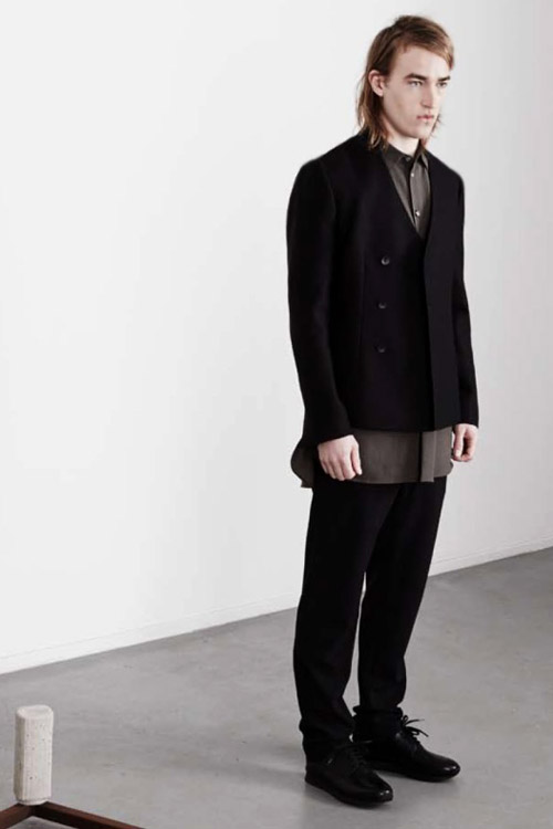 British menswear label Peir Wu presents Spring-Summer 2015 collection at London Collections: Men