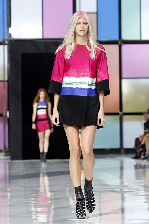 Colorful is the new black: Maxime Simoens Spring-Summer 2015 collection 