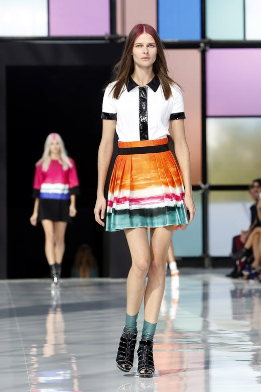 Colorful is the new black: Maxime Simoens Spring-Summer 2015 collection 