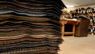 Robert Nobles men's fabrics - designed and woven in Scotland