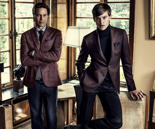 Scabal Fall-Winter 2014/2015 men's suits - right for your generation