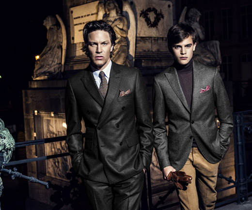 Scabal Fall-Winter 2014/2015 men's suits - right for your generation