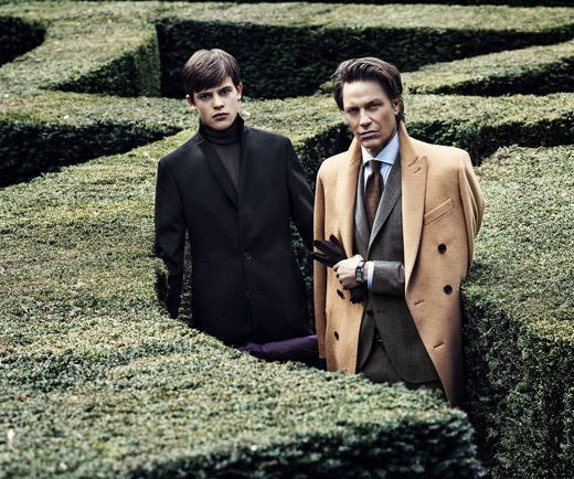 Scabal Fall-Winter 2014/2015 men's suits - right for your generation