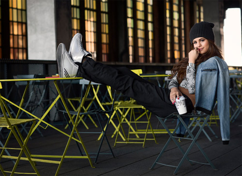 Selena Gomez presents Adidas Neo Fall 2014 collection