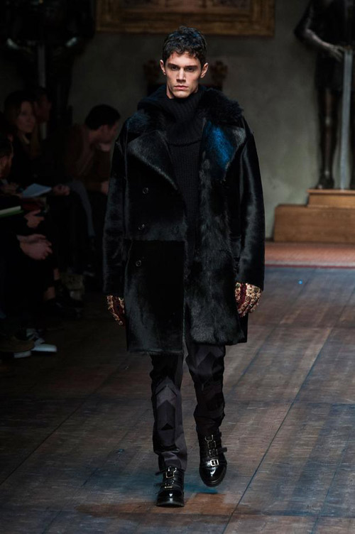 prada fur coat mens