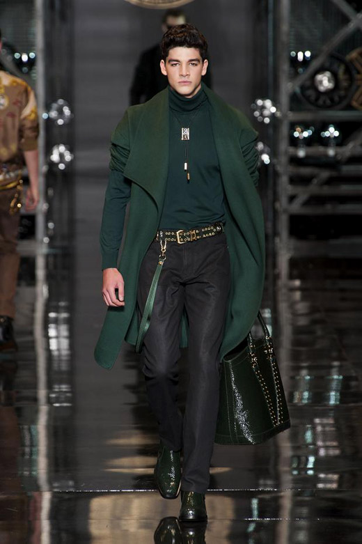 Menswear Fashion Trends Fall-Winter 2014/2015: Green