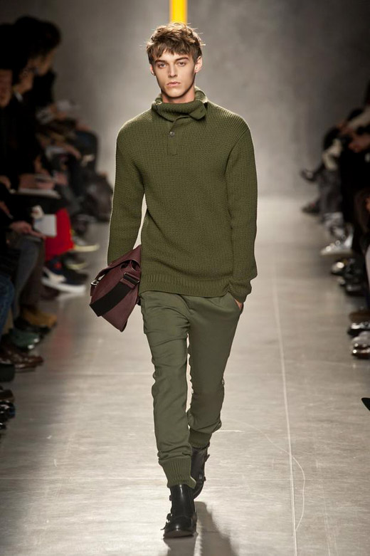 Menswear Fashion Trends Fall-Winter 2014/2015: Green