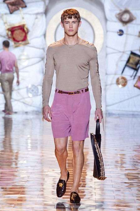 Menswear: Versace Spring 2015