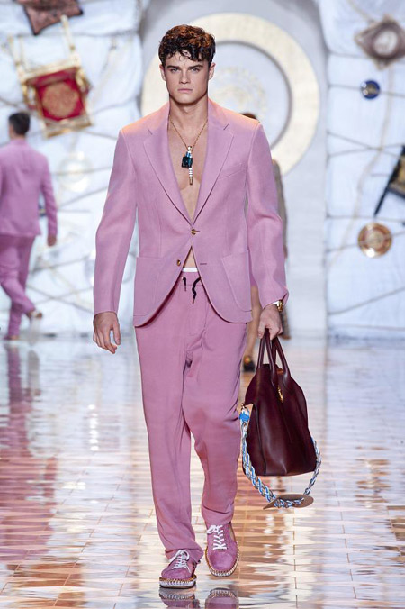 Menswear: Versace Spring 2015