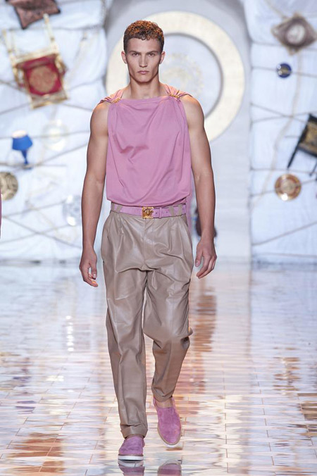 Menswear: Versace Spring 2015