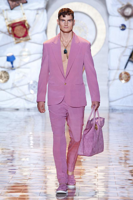 Menswear: Versace Spring 2015