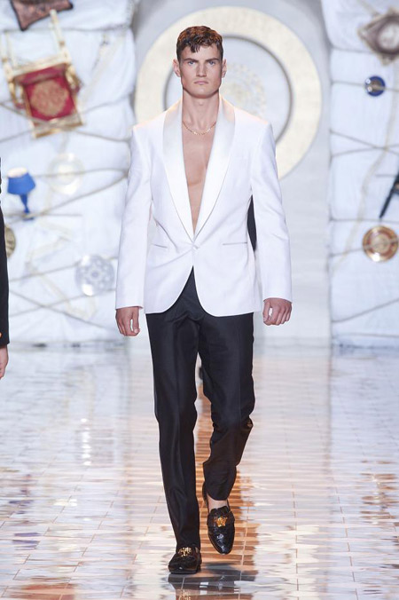 Menswear: Versace Spring 2015