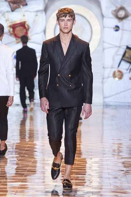 Menswear: Versace Spring 2015