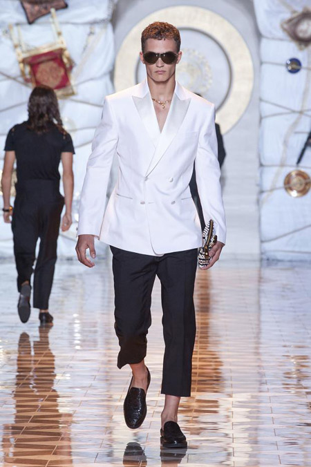 Menswear: Versace Spring 2015